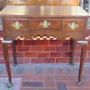 Late Georgian English Country Oak Low-boy