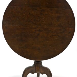 Late Georgian oak birdcage pedestal table - UK1422