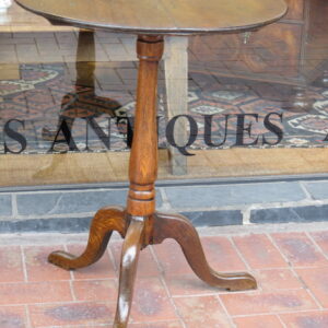 George III Country Oak Tilt Top Wine Table