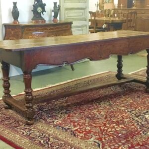 First half 18th Century French walnut refectory table AA2038