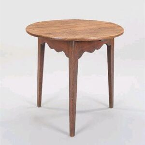 George III Country elm and oak cricket table - UK1296