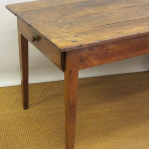 A well patinated first half 19th Century French fruitwood farmhouse table/desk - AA1658