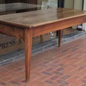 A mid 19th Century French walnut and fruitwood farmhouse table - AA1916