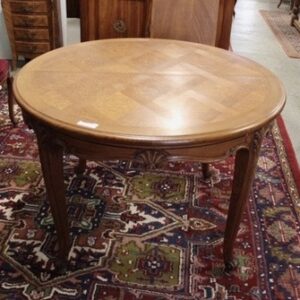 An unusually small 19th Century style French Oak extension dining table