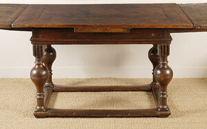 17th Century Dutch oak drawer leaf centre/dining table - CCS600