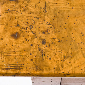 19th Century French burr ash, ash & apple wood side table - UK1295