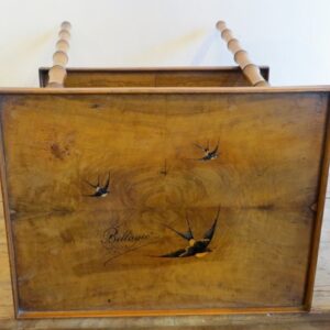 A rare early 20th Century Italian walnut and fruitwood 2 tier occasional table - AA1948