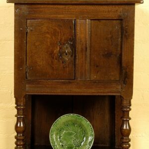 Early 17th Century English oak minature livery cupboard
