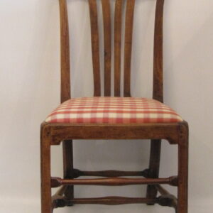 An unusual late 18th Century French fruitwood Hepplewhite style occasional chair - CBES74