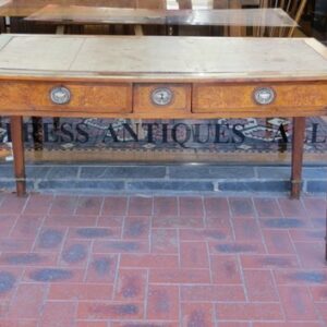 An usual 19th Century French fruitwood and burr elm desk - UK1898a