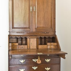 George III Oak Bureau Bookcase