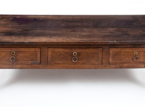 An unusual French oak, elm and fruitwood coffee table - AA1930