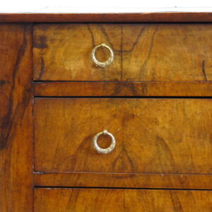 A decorative 19th Century French walnut chest of drawers of small proportions - CSS502