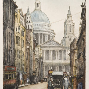 Hand Coloured Copper Engravings Of London Landmarks 1920