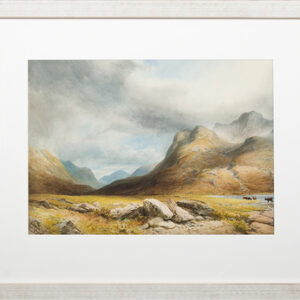 Edward. B. Luthrens 'The Grampians N.B' Scottish Highlands 1886 - AA1093