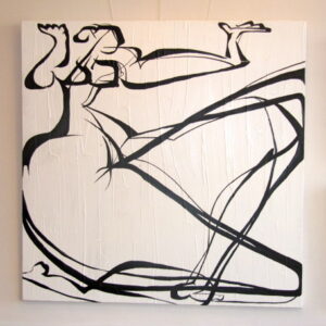 Carmel Jenkin - Black & White Figure