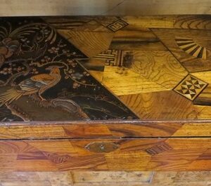A rare and unusual early 19th Century Japanese export writing box - AA1897