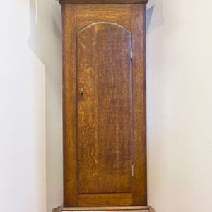 A George III Country Oak 30 Hour Longcase Clock