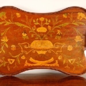 Decorative 19th Century Dutch Inlaid Tray