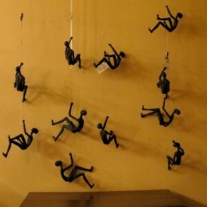 Eleven 21st Century climbing men - AA1856