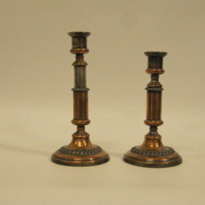 Early 19th Century English Sheffield plate telescopic candlesticks - JDA500