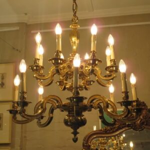 19th Century Dutch Brass Electrolier. AA1997