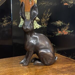 'Merrijig Hare' Bronze by Phoebe Parsons
