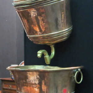 19th Century French copper water system
