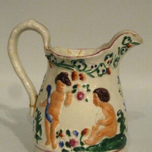 19th Century European jug, having nude putti figures - CBE509