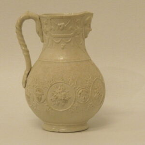 19th Century off white salt glaze jug