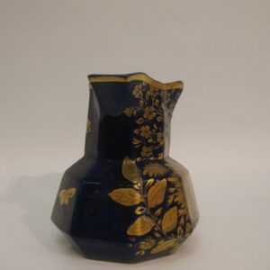 Large 19th Century Masons cobalt blue & gilt jug with hydra handle