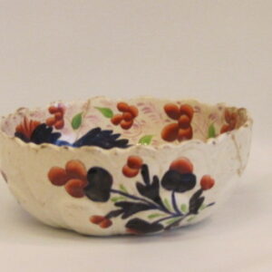 19th Century English berry decorated large bowl (A.F.)