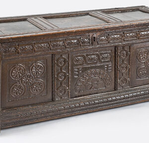 17th Century English Oak Coffer West Country - UK1121