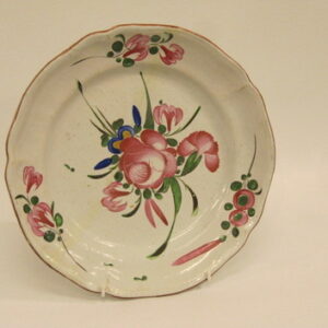 Early 18th Century French faience plate