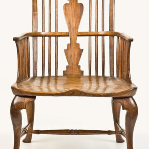 Georgian Ash & Elm Comb Back Windsor Armchair of large proportions - CST502