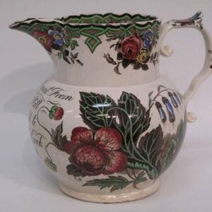 A rare 19th Century English large transfer pattern jug