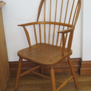 An Exceptional Set of Ten English Style Elm Windsor Armchairs