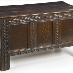 17th Century English oak coffer - UK1123