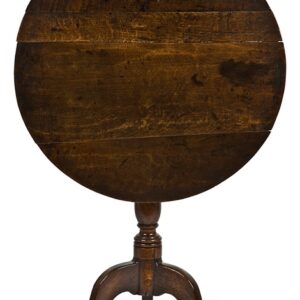A late 18th Century English oak wine table - AA1241