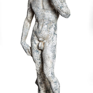 Vintage Concrete Statue of David