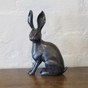A Beautiful Bronze Sculptured Hare - Phoebe Parsons