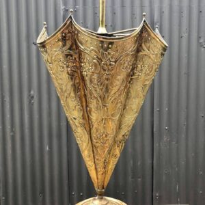 A Rare C19th French Brass Umbrella Stand