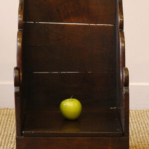 A rare 19th Century English oak childs winged armchair - AA0940