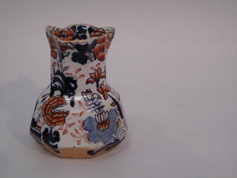 Small 19th Century Masons jug with green twig handle - Image 4