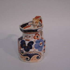 STOLEN - JULY 2015 - Medium 19th Century Japan pattern Ironstone lion handle jug