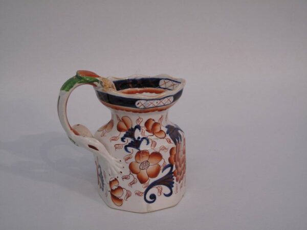 STOLEN - JULY 2015 - Medium 19th Century Japan pattern Ironstone lion handle jug - Image 5