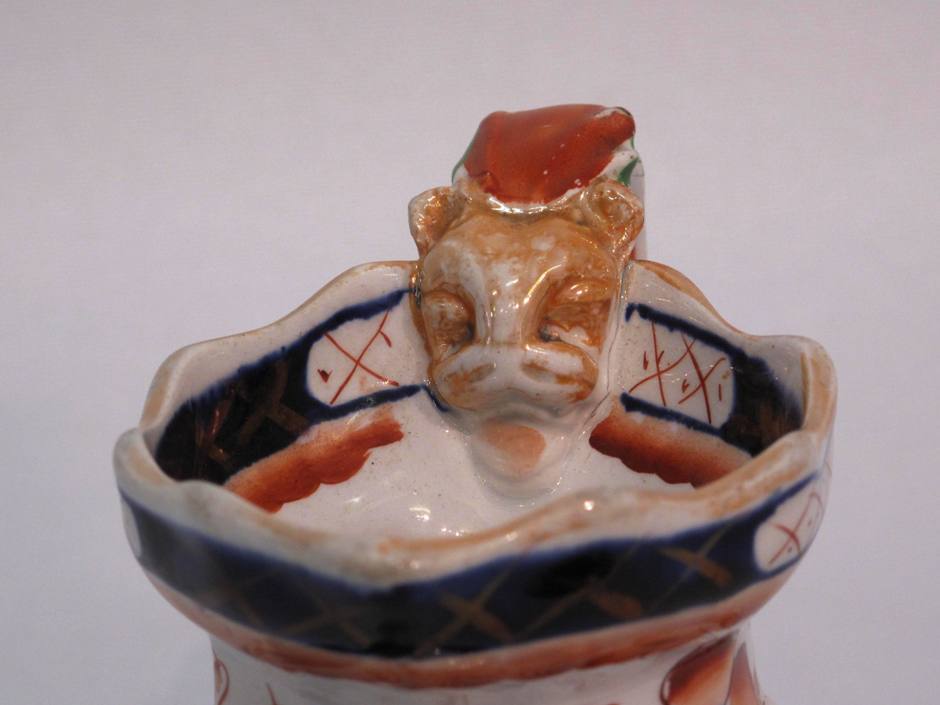 STOLEN - JULY 2015 - Medium 19th Century Japan pattern Ironstone lion handle jug - Image 3