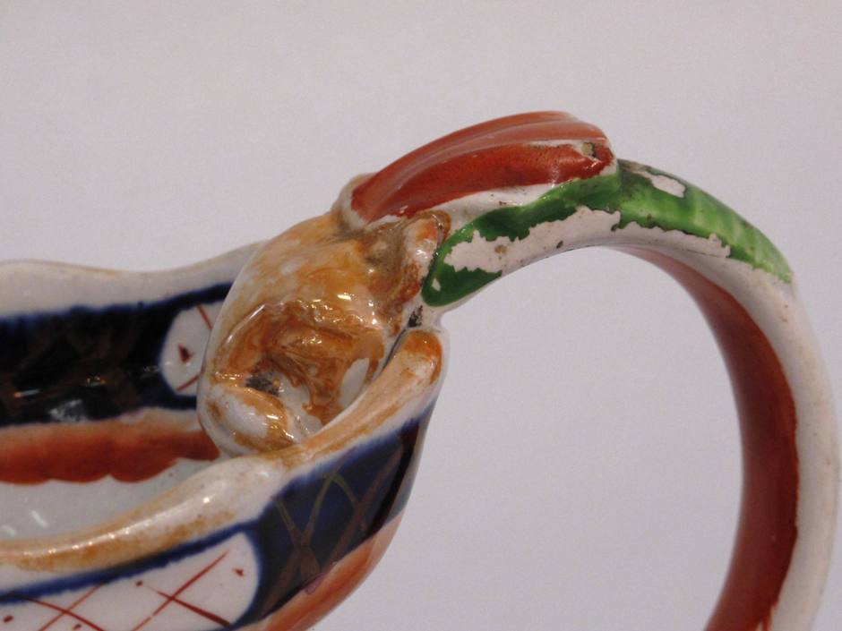 STOLEN - JULY 2015 - Medium 19th Century Japan pattern Ironstone lion handle jug - Image 7