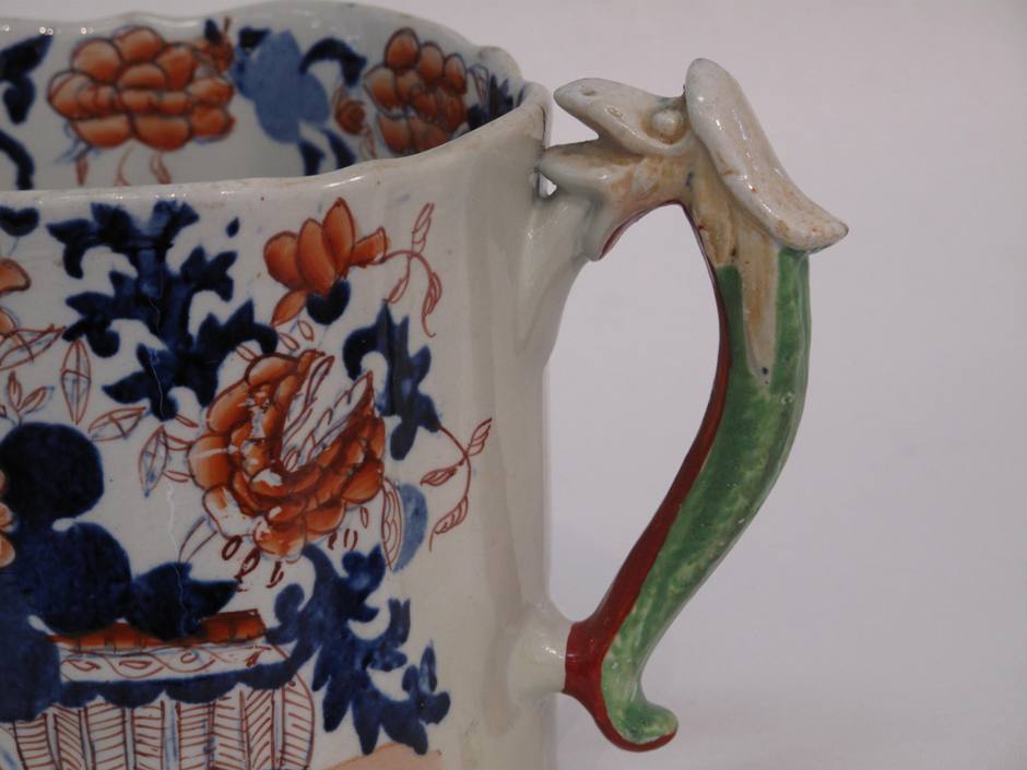 Large 19th Century Ironstone mug - AA1378 - Image 4