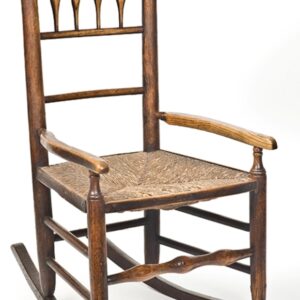 Dales or single row spindle back rocking armchair - AA1215